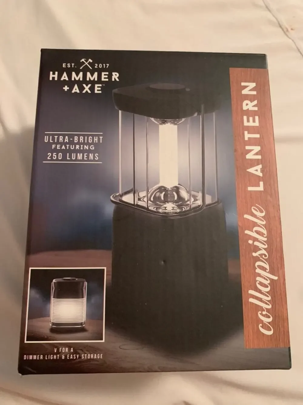 New Hammer + Axe Collapsible Camping Lantern 250 Lantern